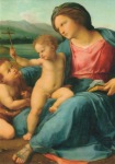 Raphael (Raphaele Santi); Madonna d’Alba (Detail)
